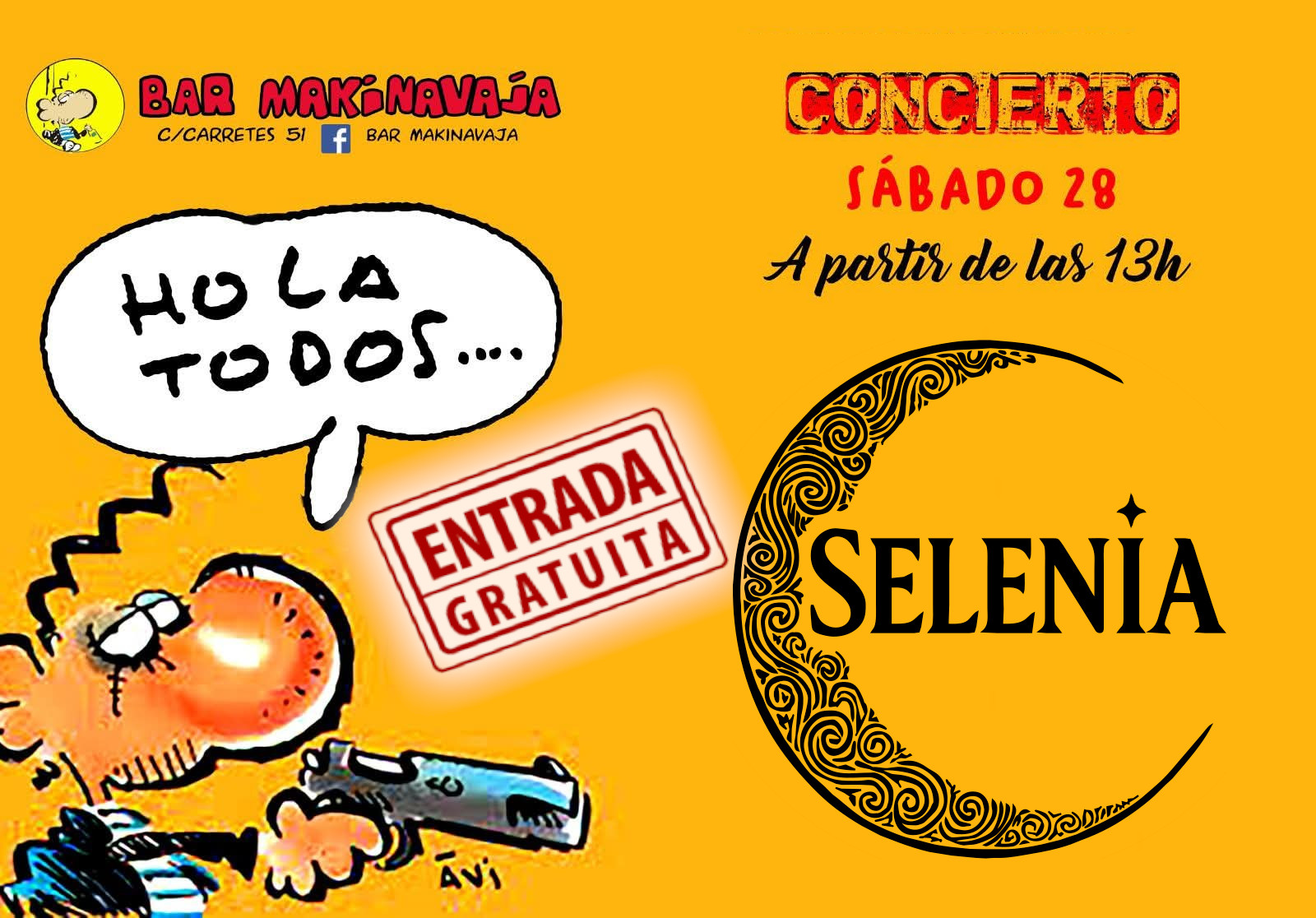 SELENIA-2026-Marzo-28-Makinavaja-Bar-promo